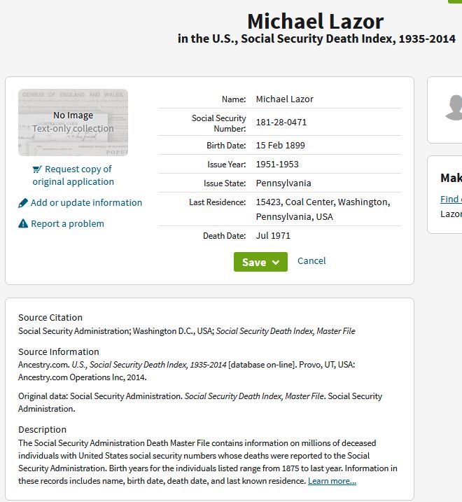death cert